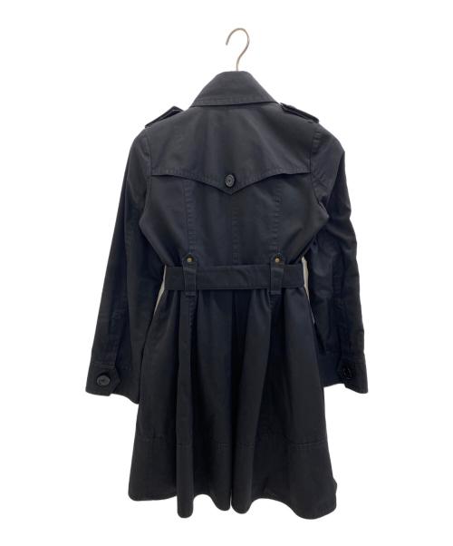 BURBERRY BLUE LABEL（バーバリーロンドンブルーレーベル）BURBERRY BLUE LABEL (バーバリーロンドンブルーレーベル) トレンチコート ブラック サイズ:40の古着・服飾アイテム