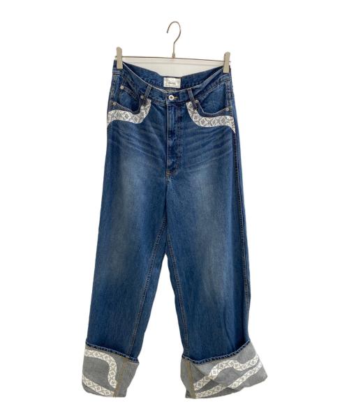 soerte（ソエルテ）soerte (ソエルテ) デニムパンツ インディゴ サイズ:SIZE 3の古着・服飾アイテム