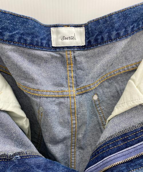 soerte（ソエルテ）soerte (ソエルテ) デニムパンツ インディゴ サイズ:SIZE 3の古着・服飾アイテム