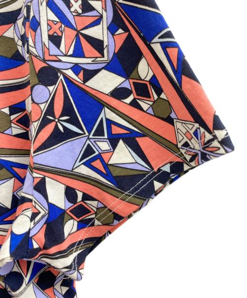 TORY BURCH（トリーバーチ）TORY BURCH (トリーバーチ) 半袖カットソー ホワイト×ブルー サイズ:SIZE M 未使用品の古着・服飾アイテム