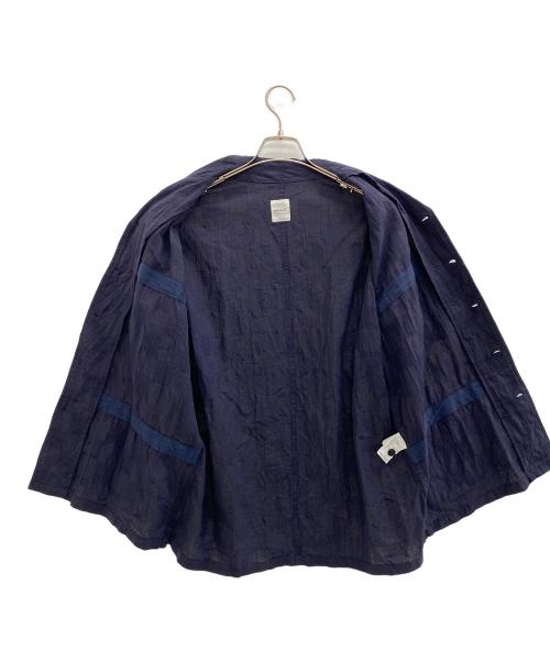 sage de cret（ｻｰｼﾞｭﾃﾞｸﾚ）sage de cret (サージュデクレ) オープンカラーシャツ ネイビー サイズ:SIZE Mの古着・服飾アイテム