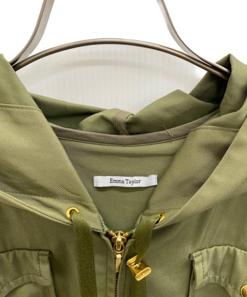 Emma Taylor（エマテイラー）Emma Taylor (エマテイラー) ミリタリーフーデッドコート カーキ サイズ:38の古着・服飾アイテム