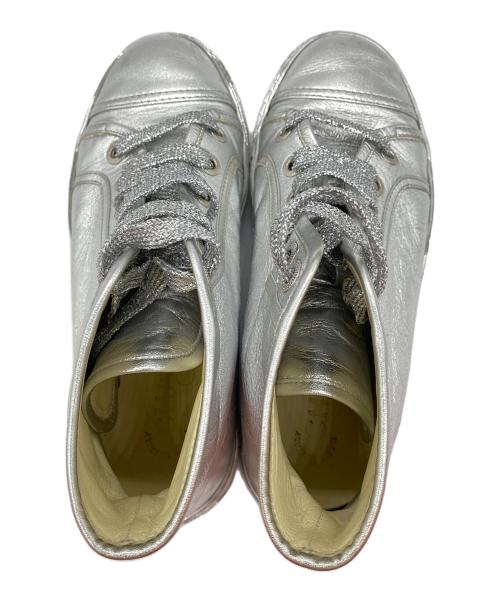 CHANEL（シャネル）CHANEL (シャネル) ハイカットスニーカー シルバー サイズ:37の古着・服飾アイテム