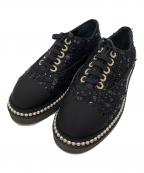 CHANELシャネル）の古着「フェイクパールシューズ」｜ブラック