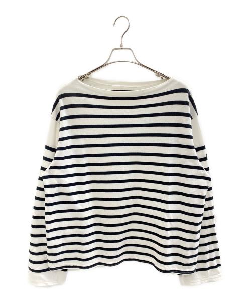 OUTIL（ウティ）OUTIL (ウティ) 長袖カットソー ブラック×ホワイト サイズ:1の古着・服飾アイテム