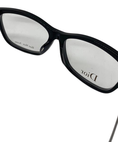 Christian Dior（クリスチャン ディオール）Christian Dior (クリスチャン ディオール) 伊達眼鏡 ブラックの古着・服飾アイテム