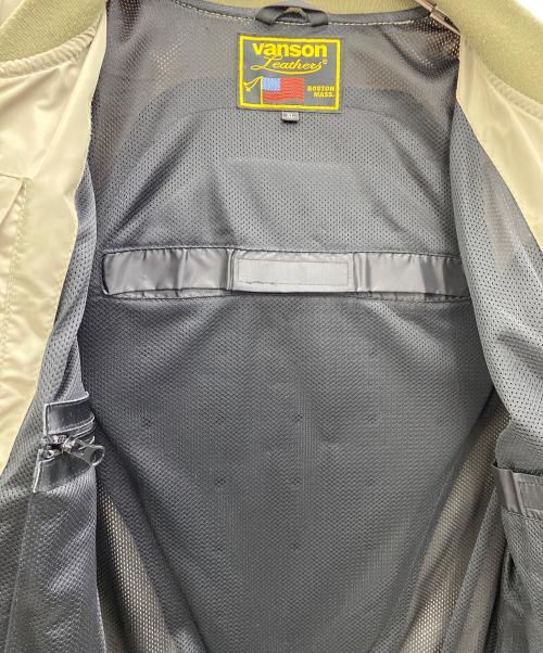 VANSON（バンソン）VANSON (バンソン) ジップブルゾン カーキ サイズ:SIZE XLの古着・服飾アイテム