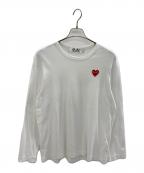 COMME des GARCONSコムデギャルソン）の古着「長袖カットソー」｜ホワイト