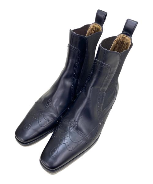DOLCE & GABBANA（ドルチェ＆ガッバーナ）DOLCE & GABBANA (ドルチェ＆ガッバーナ) ブーツ ブラック サイズ:25cmの古着・服飾アイテム