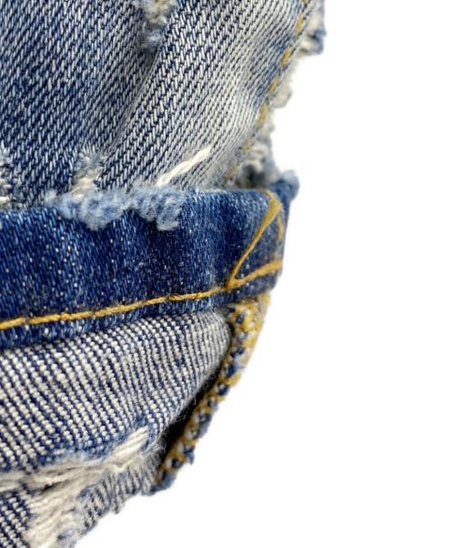 DSQUARED2（ディースクエアード）DSQUARED2 (ディースクエアード) ダメージデニムパンツ インディゴ サイズ:SIZE M(38)の古着・服飾アイテム