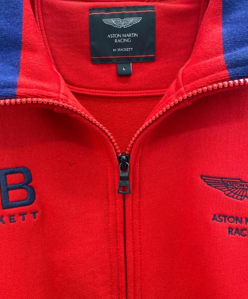 HACKETT（ハケット）HACKETT (ハケット) ジップアップジャケット レッド サイズ:Ｌの古着・服飾アイテム