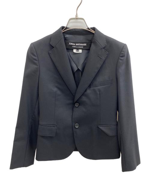 JUNYA WATANABE COMME des GARCONS（(ジュンヤワタナベ コムデギャルソン）JUNYA WATANABE COMME des GARCONS ((ジュンヤワタナベ コムデギャルソン）) テーラードジャケット ブラック サイズ:SIZE Sの古着・服飾アイテム
