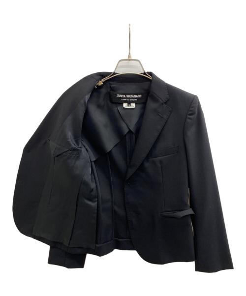JUNYA WATANABE COMME des GARCONS（(ジュンヤワタナベ コムデギャルソン）JUNYA WATANABE COMME des GARCONS ((ジュンヤワタナベ コムデギャルソン）) テーラードジャケット ブラック サイズ:SIZE Sの古着・服飾アイテム