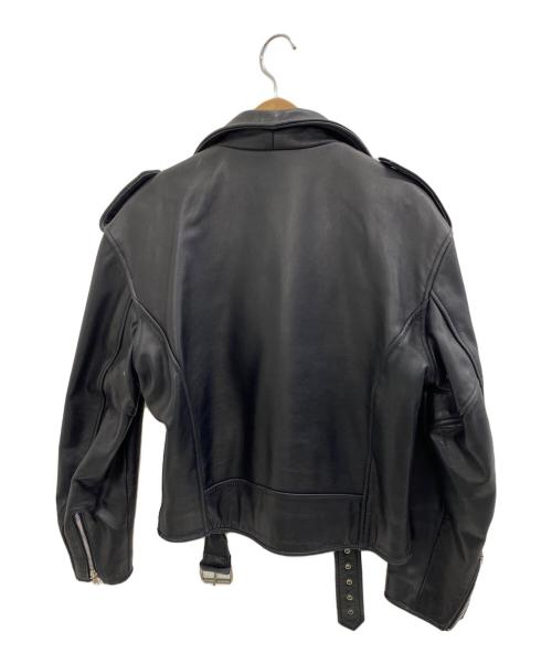 HARLEY-DAVIDSON（ハーレーダビッドソン）HARLEY-DAVIDSON (ハーレーダビッドソン) ダブルライダースジャケット ブラック サイズ:SIZE 38Rの古着・服飾アイテム