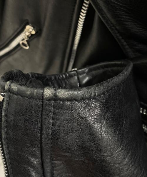 HARLEY-DAVIDSON（ハーレーダビッドソン）HARLEY-DAVIDSON (ハーレーダビッドソン) ダブルライダースジャケット ブラック サイズ:SIZE 38Rの古着・服飾アイテム