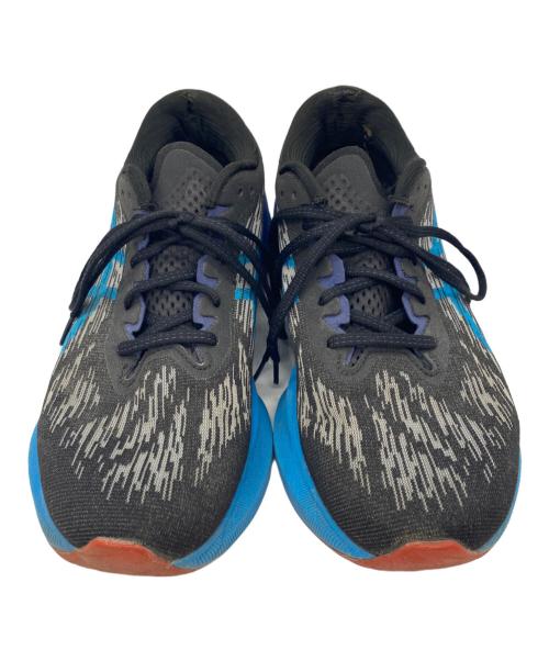 asics（アシックス）asics (アシックス) NOVABLAST3 ブラック×ブルー サイズ:26.5㎝の古着・服飾アイテム
