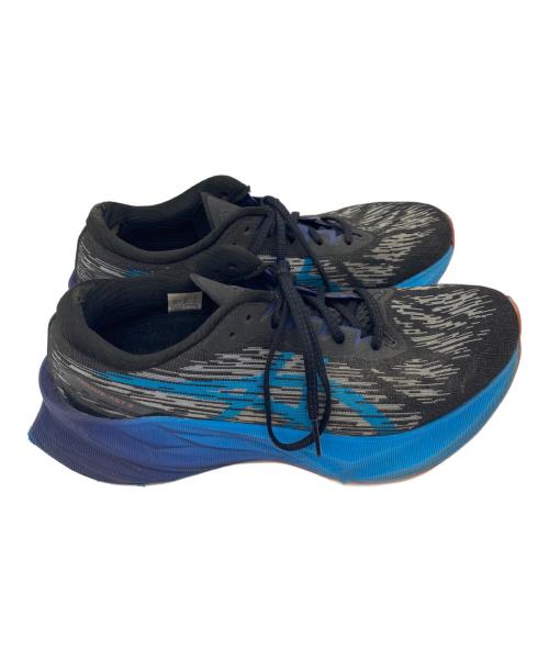 asics（アシックス）asics (アシックス) NOVABLAST3 ブラック×ブルー サイズ:26.5㎝の古着・服飾アイテム