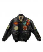 AVIREXアヴィレックス）の古着「G-1ジャケット」｜ブラック