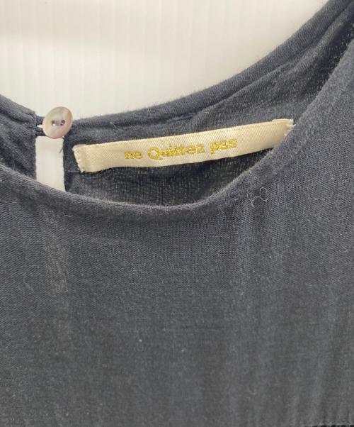 ne quittez pas（ヌキテパ）ne quittez pas (ヌキテパ) ワンピース ブラック サイズ:FREEの古着・服飾アイテム