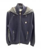 MONCLERモンクレール）の古着「MAGLIONE TRICOT CARDIGAN」｜ネイビー