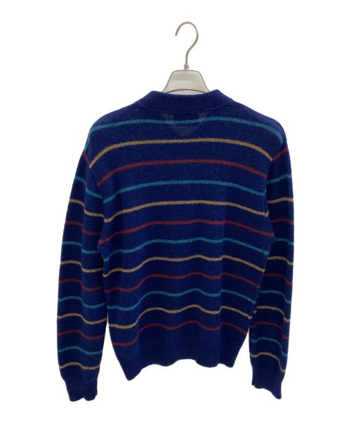 JANTZEN（ジャンセン）JANTZEN (ジャンセン) ヘンリーネックニット ネイビー サイズ:Mの古着・服飾アイテム