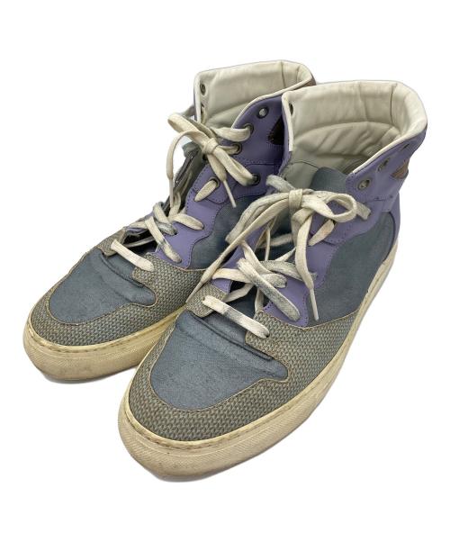 BALENCIAGA（バレンシアガ）BALENCIAGA (バレンシアガ) ハイカットスニーカー ブルー×パープル サイズ:SIZE40の古着・服飾アイテム