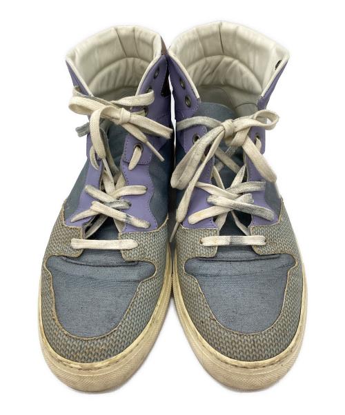 BALENCIAGA（バレンシアガ）BALENCIAGA (バレンシアガ) ハイカットスニーカー ブルー×パープル サイズ:SIZE40の古着・服飾アイテム