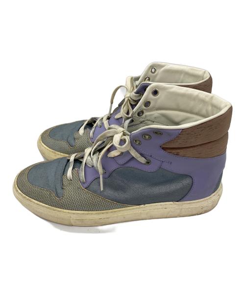 BALENCIAGA（バレンシアガ）BALENCIAGA (バレンシアガ) ハイカットスニーカー ブルー×パープル サイズ:SIZE40の古着・服飾アイテム