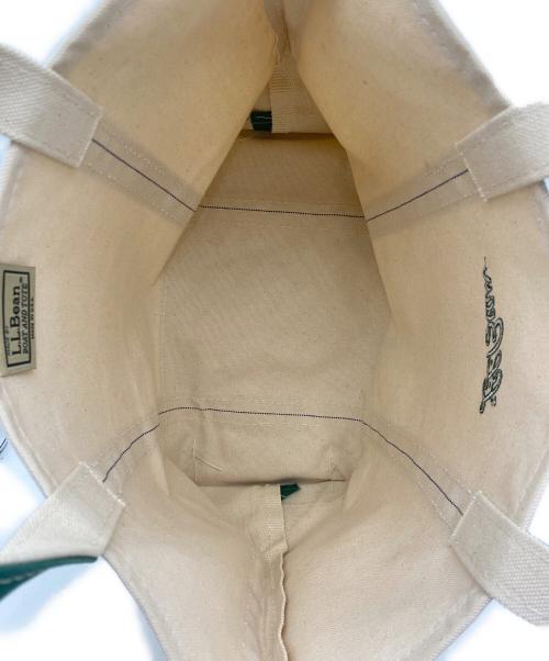 L.L.Bean（エルエルビーン）L.L.Bean (エルエルビーン) ボート・アンド・トート ベージュ×グリーンの古着・服飾アイテム