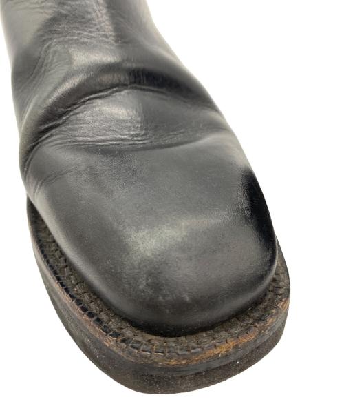 AURALEE（オーラリー）AURALEE (オーラリー) ショートブーツ ブラック サイズ:6 1/2の古着・服飾アイテム