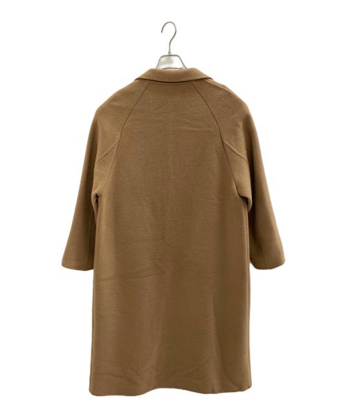 ETRE（エトレ）ETRE (エトレ) リバーストールロングコート ブラウン サイズ:Sの古着・服飾アイテム