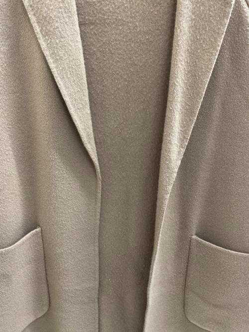 ETRE（エトレ）ETRE (エトレ) リバーストールロングコート ブラウン サイズ:Sの古着・服飾アイテム