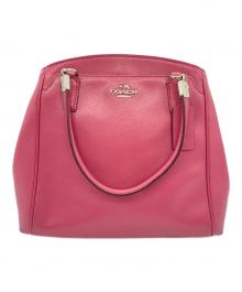 COACH（コーチ）の古着「ハンドバッグ」｜ピンク