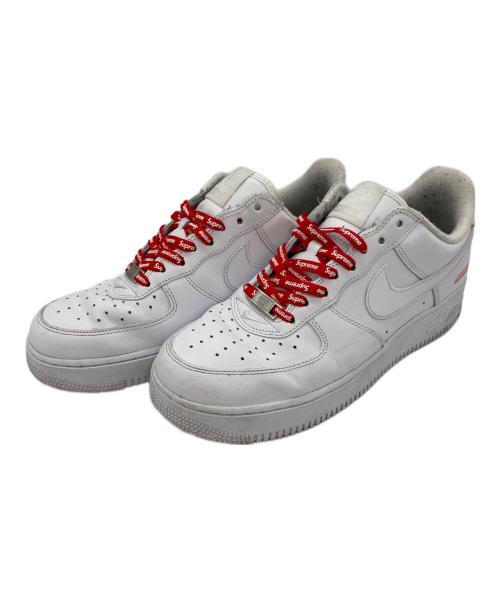 NIKE（ナイキ）NIKE (ナイキ) SUPREME (シュプリーム) AIR FORCE1 ホワイト サイズ:27の古着・服飾アイテム