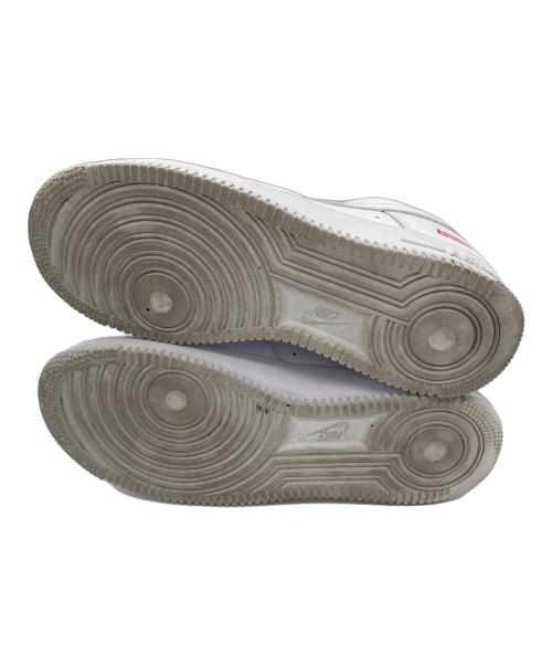 NIKE（ナイキ）NIKE (ナイキ) SUPREME (シュプリーム) AIR FORCE1 ホワイト サイズ:27の古着・服飾アイテム