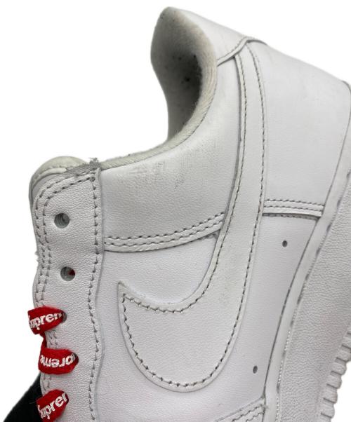 NIKE（ナイキ）NIKE (ナイキ) SUPREME (シュプリーム) AIR FORCE1 ホワイト サイズ:27の古着・服飾アイテム