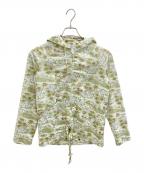 FWk Engineered Garmentsエフダブリューケーエンジニアードガーメンツ）の古着「ジップパーカー」｜グリーン×ホワイト