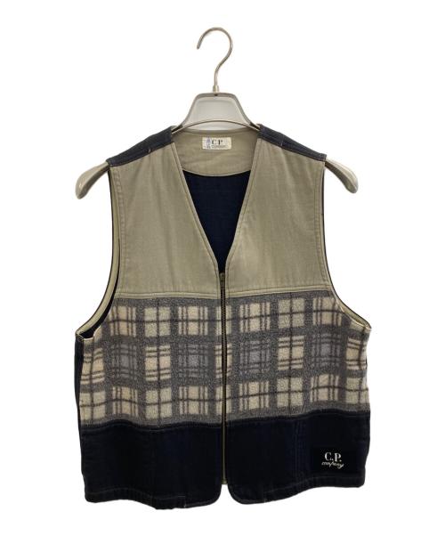 C.P COMPANY（シーピーカンパニー）C.P COMPANY (シーピーカンパニー) ベスト ブラウン サイズ:Ｓの古着・服飾アイテム