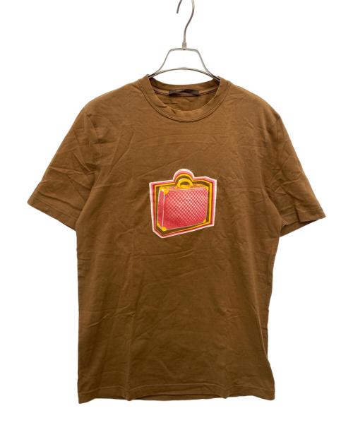 LOUIS VUITTON（ルイ ヴィトン）LOUIS VUITTON (ルイ ヴィトン) 半袖カットソー ブラウン サイズ:Mの古着・服飾アイテム