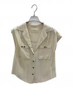 TODAYFULトゥデイフル）の古着「ノースリーブシャツ」｜ベージュ