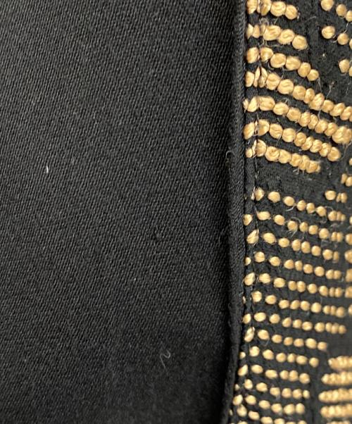 TODAYFUL（トゥデイフル）TODAYFUL (トゥデイフル) ジャガードリーフラフパンツ ベージュ×ブラック サイズ:38の古着・服飾アイテム