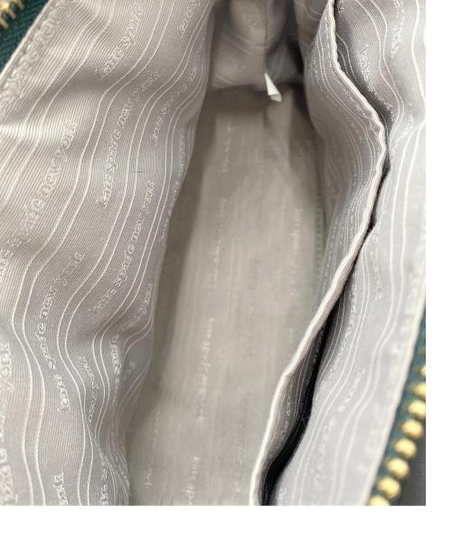 Kate Spade（ケイトスペード）Kate Spade (ケイトスペード) ノット カラーブロック レザー アンド スエード ミディアム クロスボディ トート スカイブルーの古着・服飾アイテム