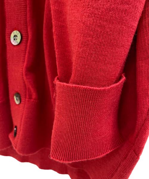 Yves Saint Laurent（イヴサンローラン）Yves Saint Laurent (イヴサンローラン) ニットカーディガン レッド サイズ:LAの古着・服飾アイテム
