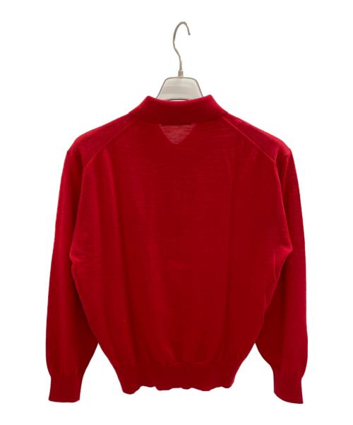 Yves Saint Laurent（イヴサンローラン）Yves Saint Laurent (イヴサンローラン) ニットポロシャツ レッド サイズ:LAの古着・服飾アイテム