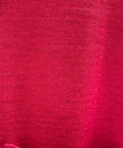 Yves Saint Laurent（イヴサンローラン）Yves Saint Laurent (イヴサンローラン) ニットポロシャツ レッド サイズ:LAの古着・服飾アイテム