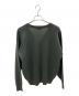 Yves Saint Laurent (イヴサンローラン) Vネックニット グリーン サイズ:L：7000円