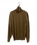 Yves Saint Laurentイヴサンローラン）の古着「タートルネックニット」｜カーキ