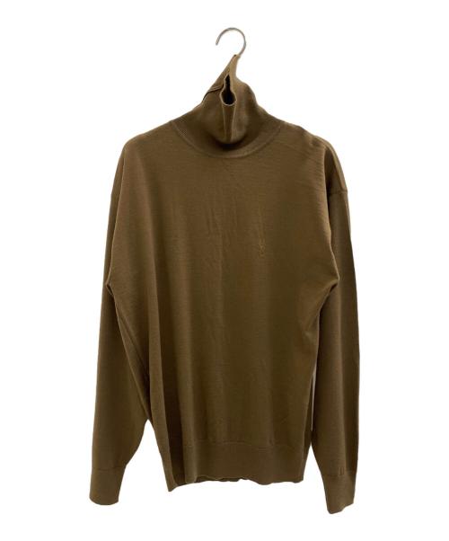 Yves Saint Laurent（イヴサンローラン）Yves Saint Laurent (イヴサンローラン) タートルネックニット カーキ サイズ:Mの古着・服飾アイテム
