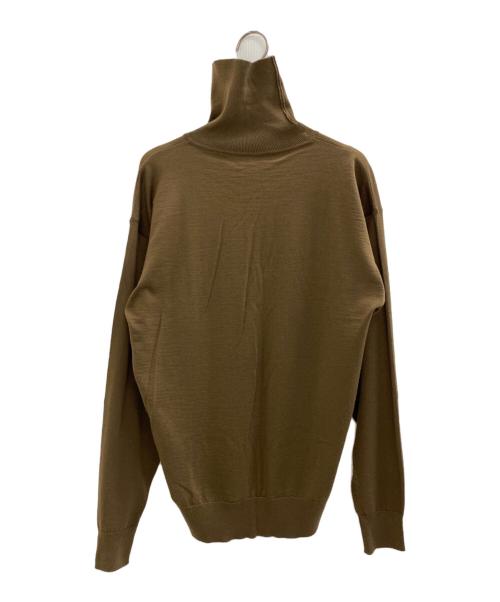 Yves Saint Laurent（イヴサンローラン）Yves Saint Laurent (イヴサンローラン) タートルネックニット カーキ サイズ:Mの古着・服飾アイテム