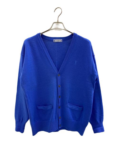 Yves Saint Laurent（イヴサンローラン）Yves Saint Laurent (イヴサンローラン) カーディガン スカイブルー サイズ:Lの古着・服飾アイテム